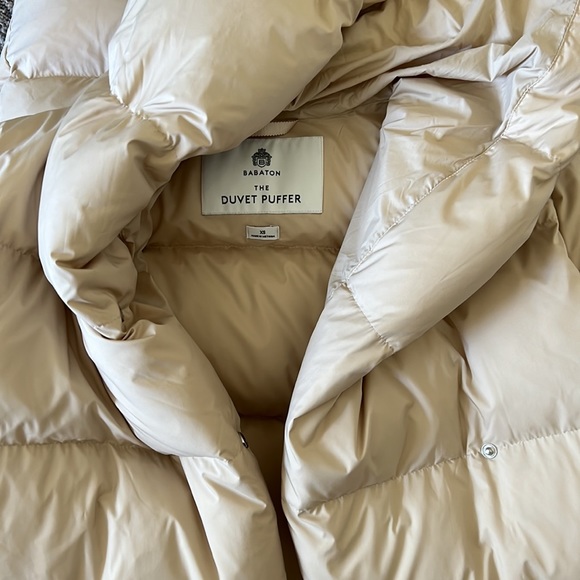 Aritzia Babaton The Duvet Puffer Long - XS - Canyon Beige - Picture 7 of 9